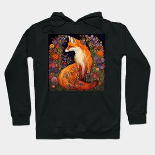 A Fox in the Flower Garden Hoodie